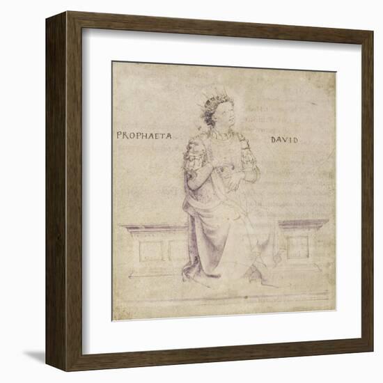 King David-Fra Angelico-Framed Art Print