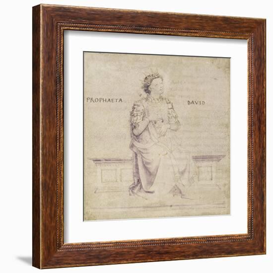 King David-Fra Angelico-Framed Art Print