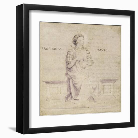 King David-Fra Angelico-Framed Art Print