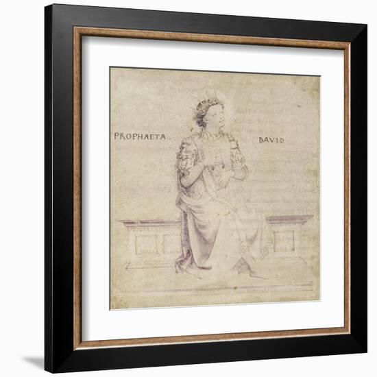 King David-Fra Angelico-Framed Art Print