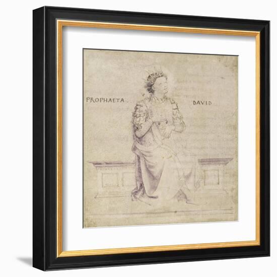 King David-Fra Angelico-Framed Art Print