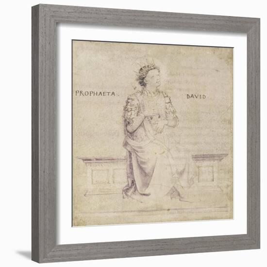 King David-Fra Angelico-Framed Art Print