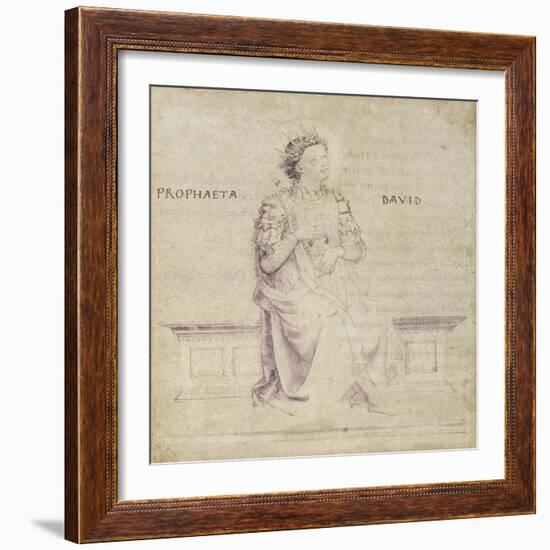 King David-Fra Angelico-Framed Art Print