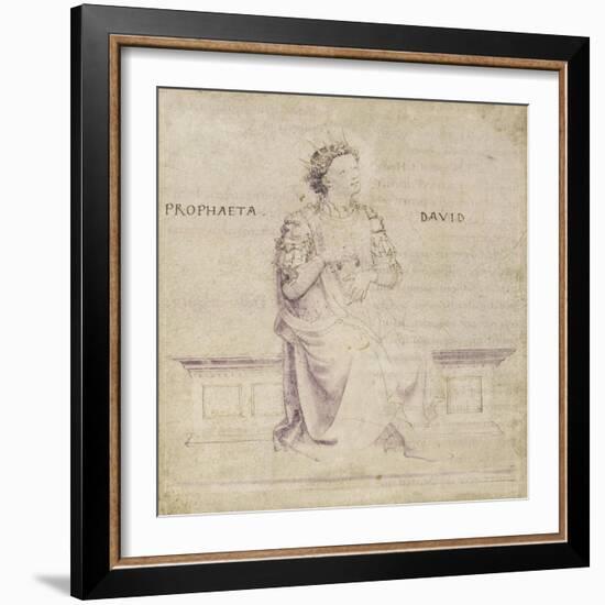 King David-Fra Angelico-Framed Art Print