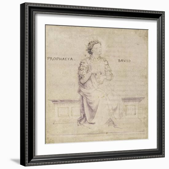 King David-Fra Angelico-Framed Art Print