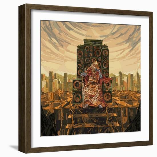 King Deluxe-HR-FM-Framed Art Print