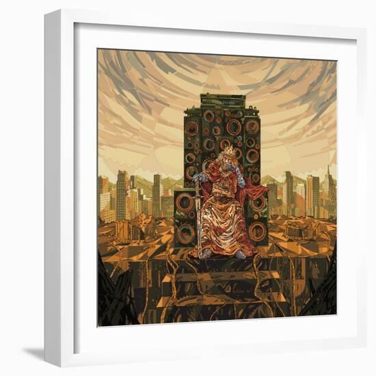 King Deluxe-HR-FM-Framed Art Print