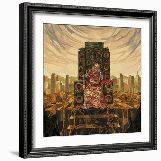 King Deluxe-HR-FM-Framed Art Print