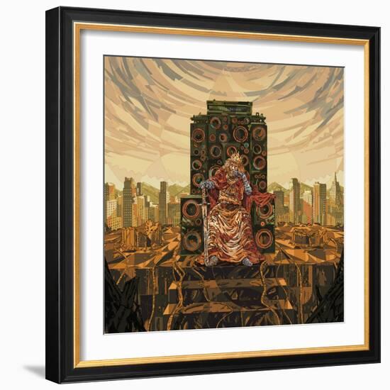 King Deluxe-HR-FM-Framed Art Print