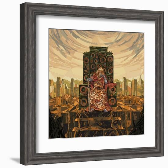 King Deluxe-HR-FM-Framed Art Print