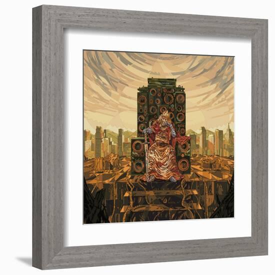 King Deluxe-HR-FM-Framed Art Print