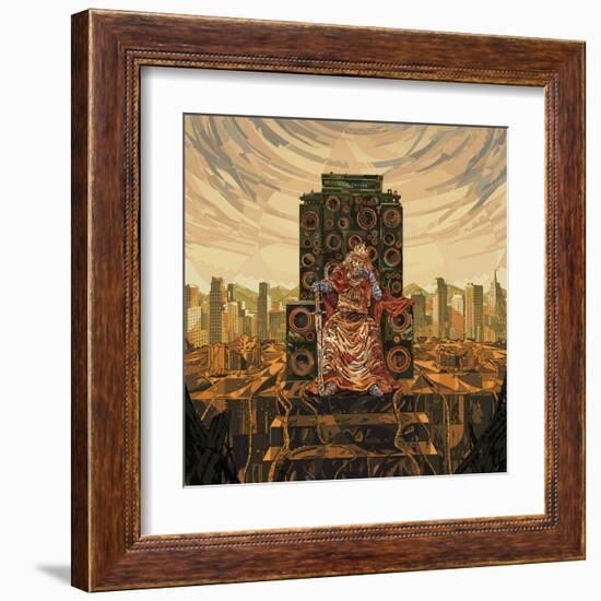 King Deluxe-HR-FM-Framed Art Print