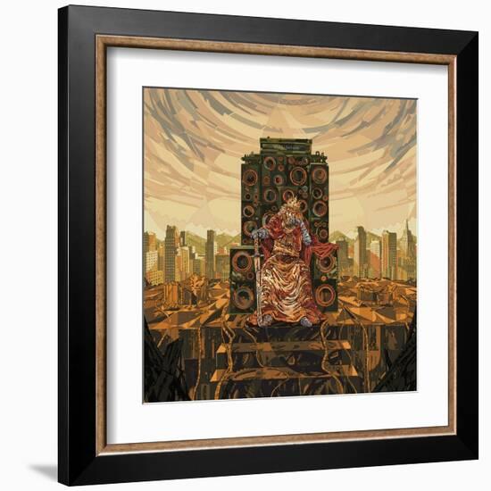 King Deluxe-HR-FM-Framed Art Print