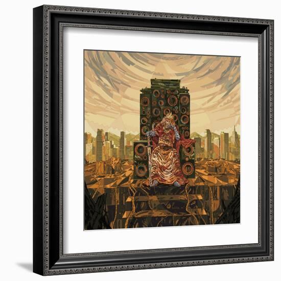 King Deluxe-HR-FM-Framed Art Print