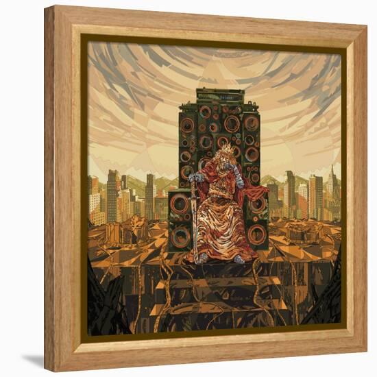 King Deluxe-HR-FM-Framed Stretched Canvas