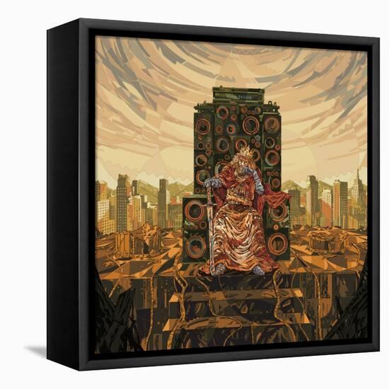 King Deluxe-HR-FM-Framed Stretched Canvas