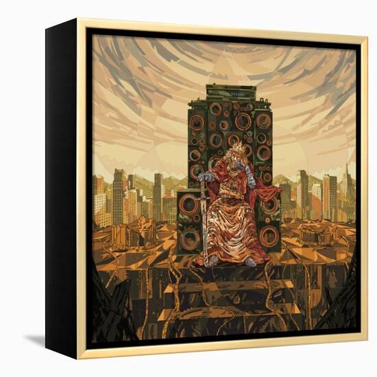 King Deluxe-HR-FM-Framed Stretched Canvas