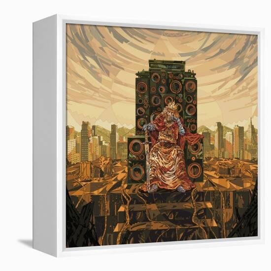 King Deluxe-HR-FM-Framed Stretched Canvas