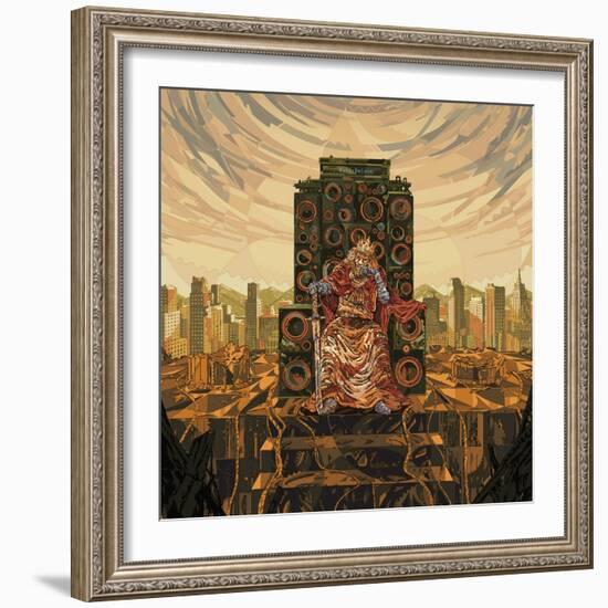 King Deluxe-HR-FM-Framed Art Print