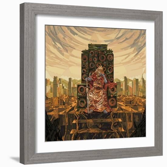 King Deluxe-HR-FM-Framed Art Print