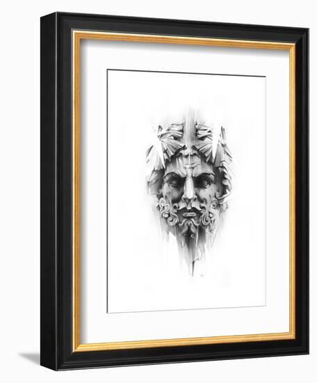 King Diamond-Alexis Marcou-Framed Art Print