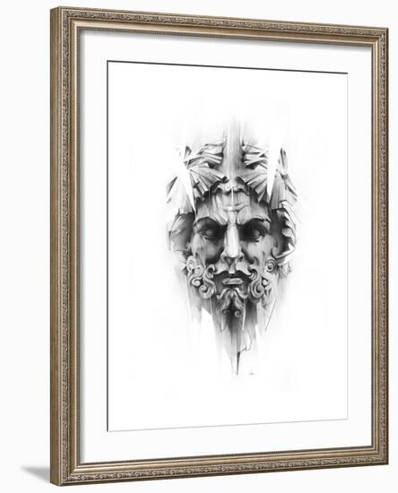 King Diamond-Alexis Marcou-Framed Art Print