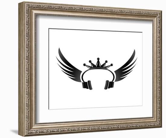 King Dj Tattoo-null-Framed Premium Giclee Print