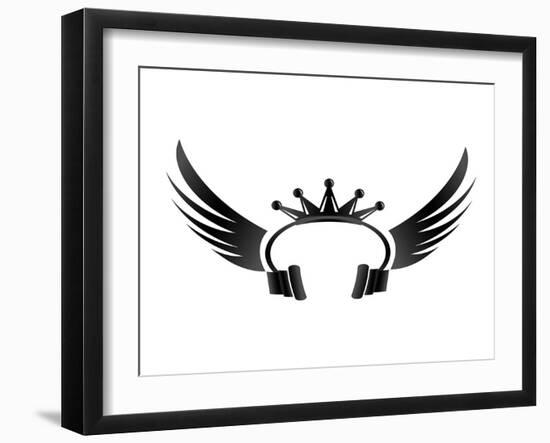 King Dj Tattoo-null-Framed Art Print