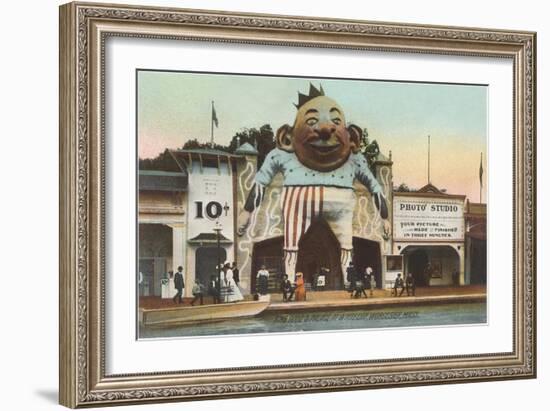 King Dodo Palace at White City, Worcester, Massachusetts-null-Framed Art Print