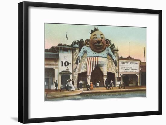 King Dodo Palace at White City, Worcester, Massachusetts-null-Framed Art Print