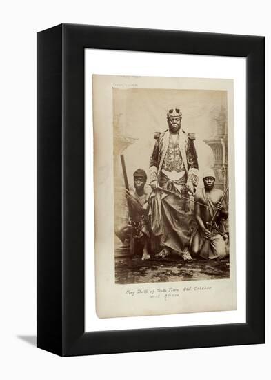 King Duke of Duke Town, Old Calabar, West Africa, C.1890-null-Framed Premier Image Canvas