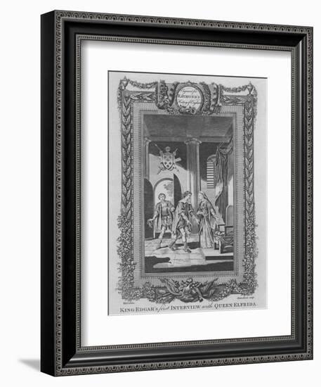 'King Edgar's first Interview with Queen Elfrida', c1787-Unknown-Framed Giclee Print