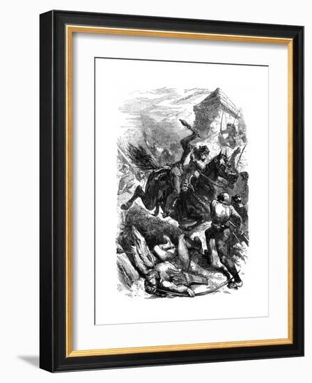 King Edward I of England at Berwick, 1296-null-Framed Giclee Print