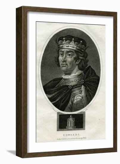 King Edward I of England-J Chapman-Framed Art Print