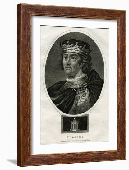 King Edward I of England-J Chapman-Framed Art Print