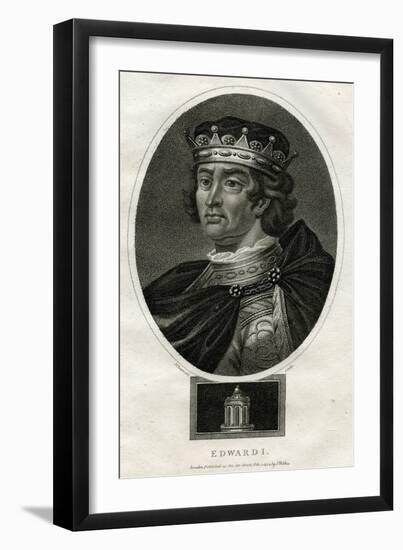King Edward I of England-J Chapman-Framed Art Print