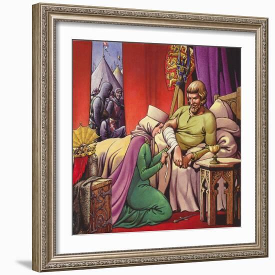 King Edward I, the Warrior King-Pat Nicolle-Framed Giclee Print