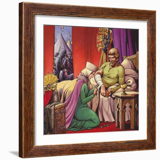 King Edward I, the Warrior King-Pat Nicolle-Framed Giclee Print