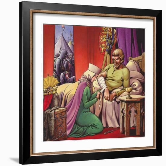 King Edward I, the Warrior King-Pat Nicolle-Framed Giclee Print