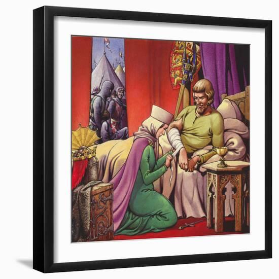 King Edward I, the Warrior King-Pat Nicolle-Framed Giclee Print