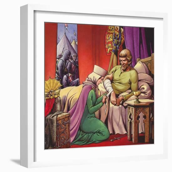 King Edward I, the Warrior King-Pat Nicolle-Framed Giclee Print