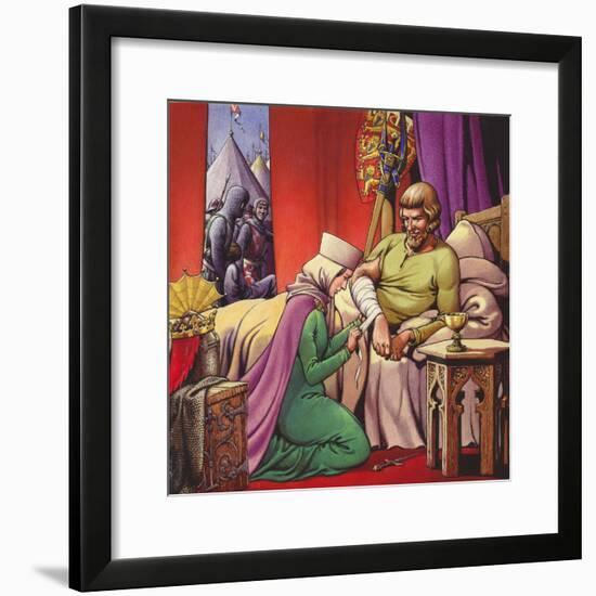 King Edward I, the Warrior King-Pat Nicolle-Framed Giclee Print