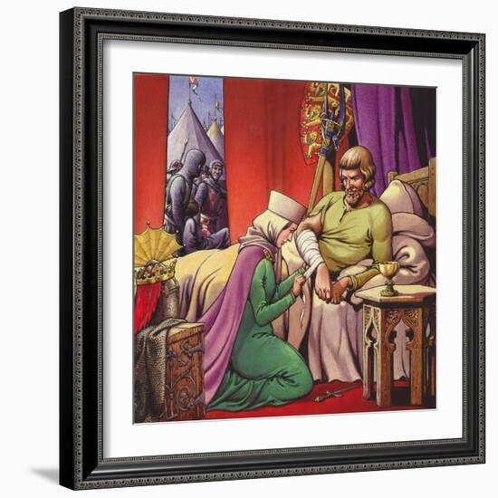 King Edward I, the Warrior King-Pat Nicolle-Framed Giclee Print