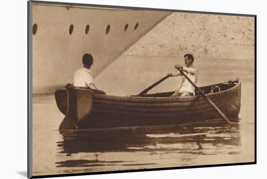 'King Edward-Oarsman', 1937-Unknown-Mounted Photographic Print