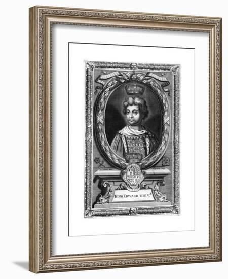 King Edward V of England, (1470-148)-P Vanderbanck-Framed Giclee Print