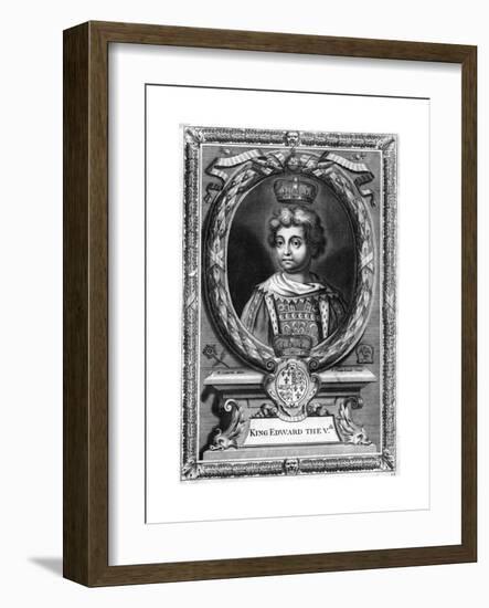 King Edward V of England, (1470-148)-P Vanderbanck-Framed Giclee Print