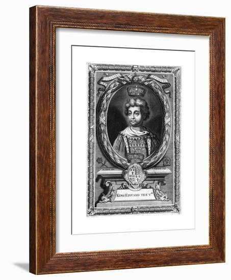 King Edward V of England, (1470-148)-P Vanderbanck-Framed Giclee Print