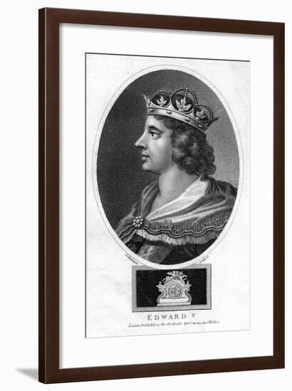 King Edward V of England-J Chapman-Framed Giclee Print