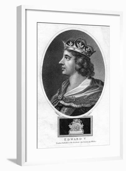 King Edward V of England-J Chapman-Framed Giclee Print