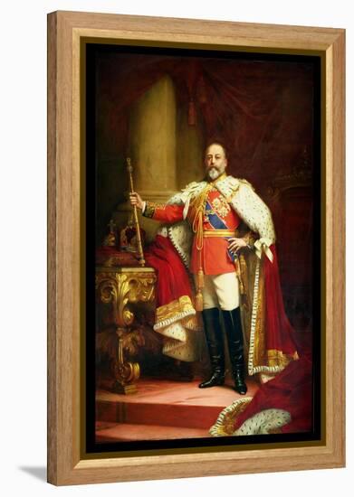 King Edward Vii, 1902-Sir Samuel Luke Fildes-Framed Premier Image Canvas